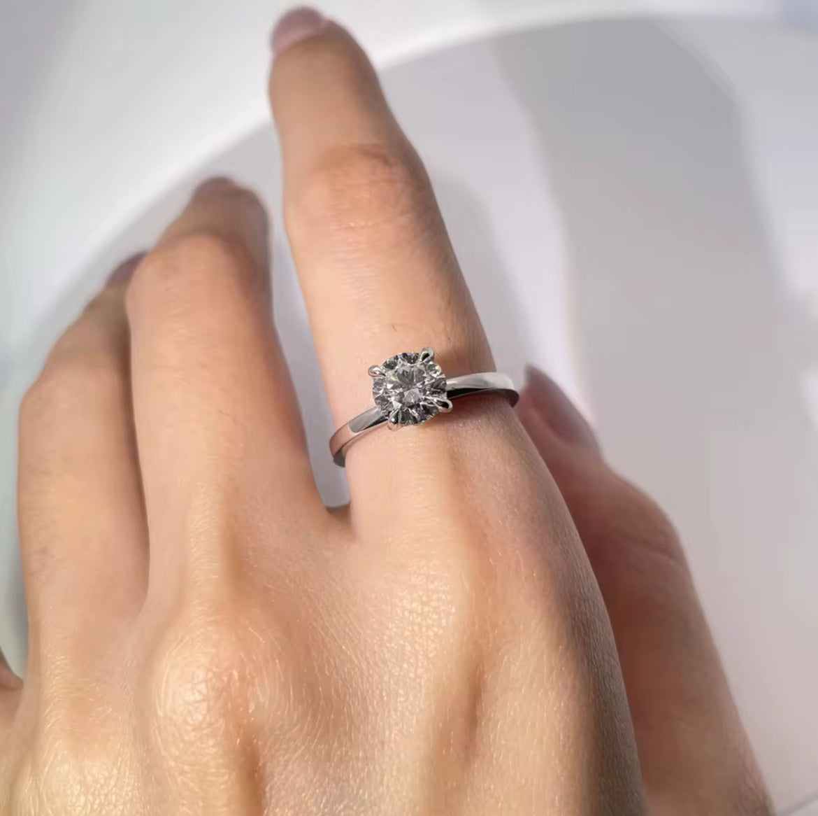 Moissanite Wedding Ring
